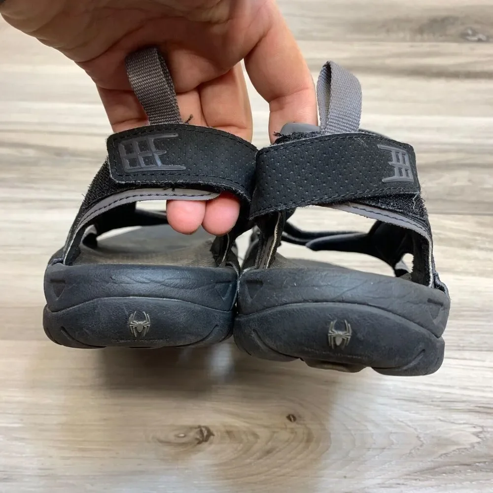 Teva Mens 4289 Outdoor Hiking Hook‎ & loop Sandals Shoes Size 8 Black Minam